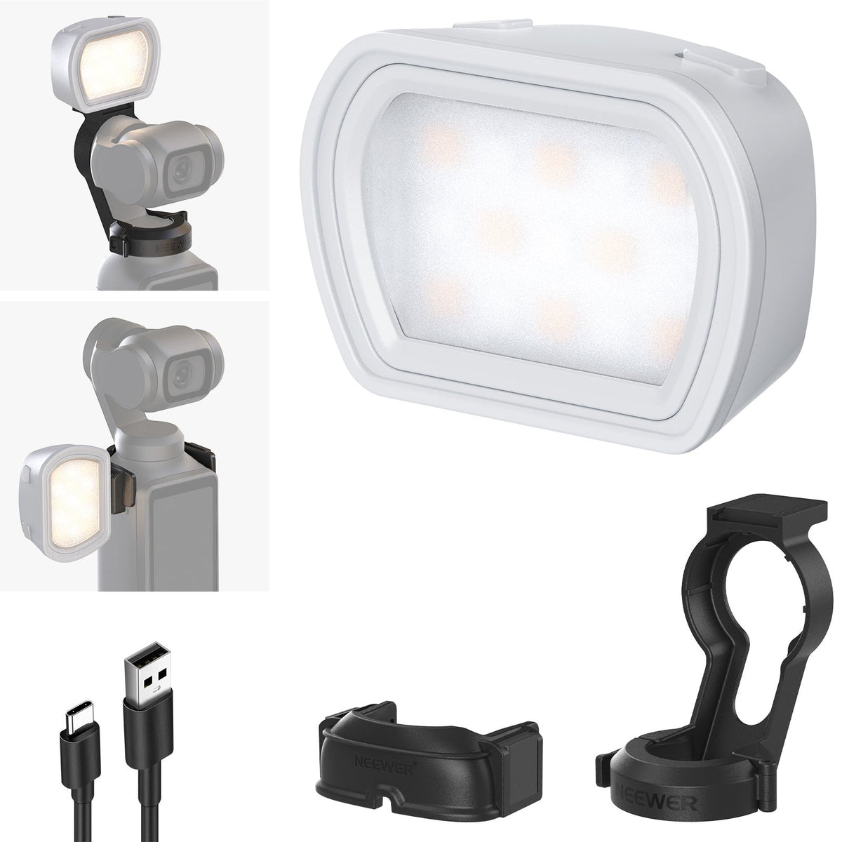 Magnetic Auxiliary Light For DJI OSMO Pocket 3