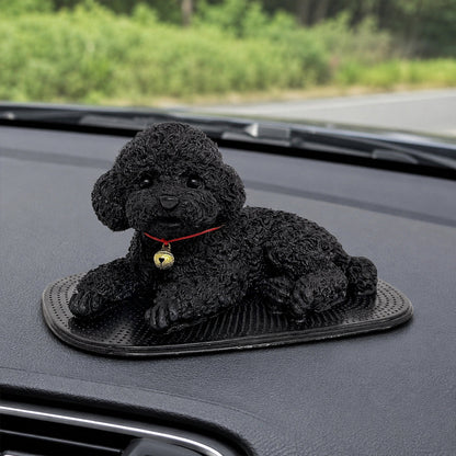 Dashboard Buddy-Squeezable Puppy Toy with mat