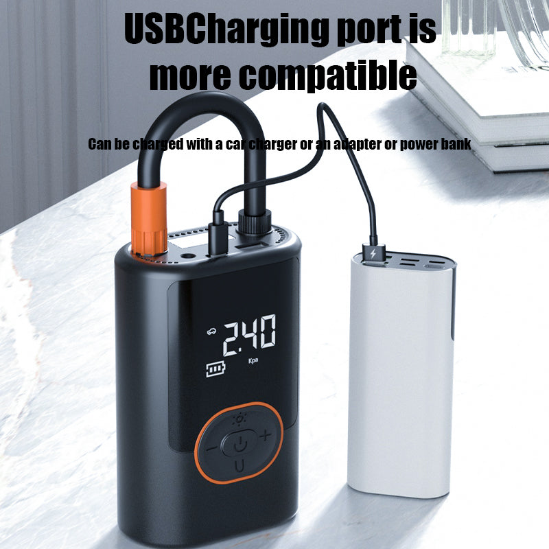 AirCore S1 – Smart Portable Tire Inflator | Wireless + Wired + Power Bank