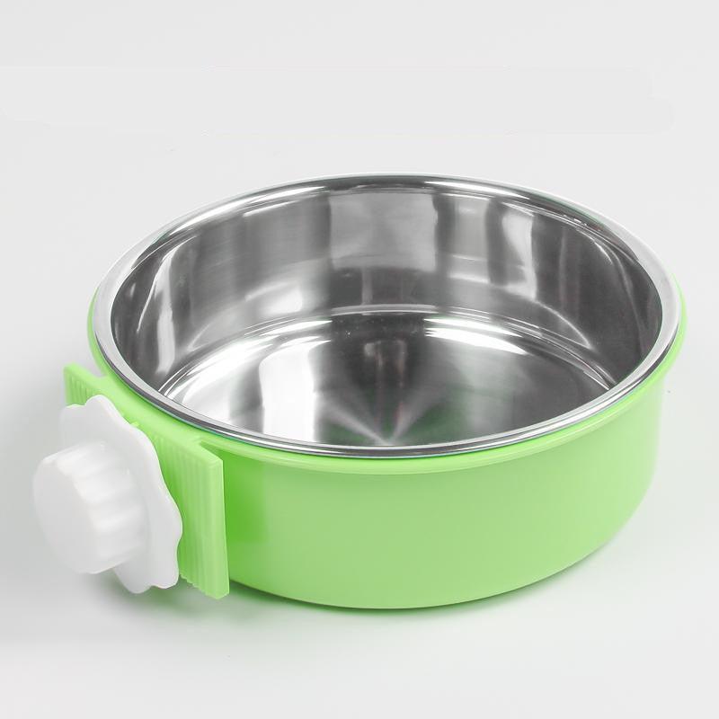 Hanging Stainless Steel Pet Bowl - The Perfect Solution For Mess-Free Feeding-0