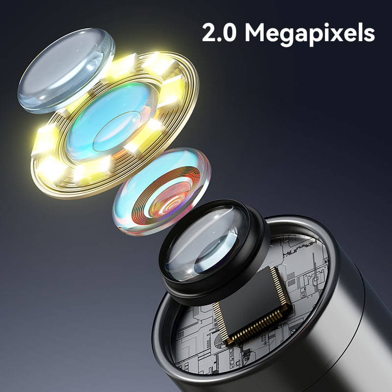FlexScope Pro – Plug & View Inspection Cam with 5M Bendable Cable and Swappable Tool Tips