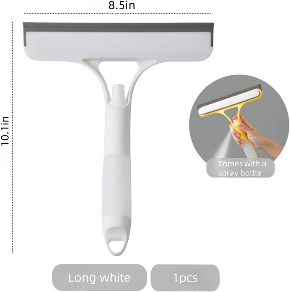 3-in-1 Spray Window & Mirror Squeegee
