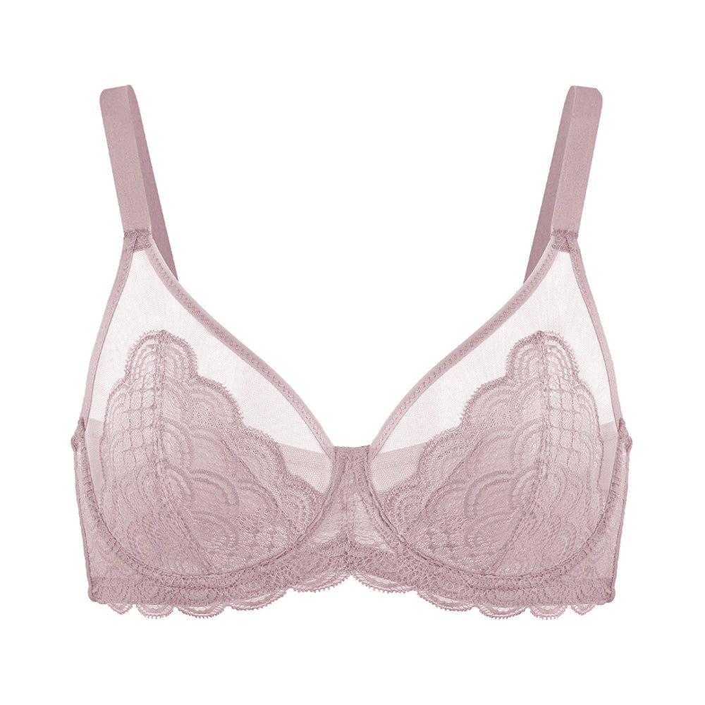 Mermaid Scales Lace Unlined Bra