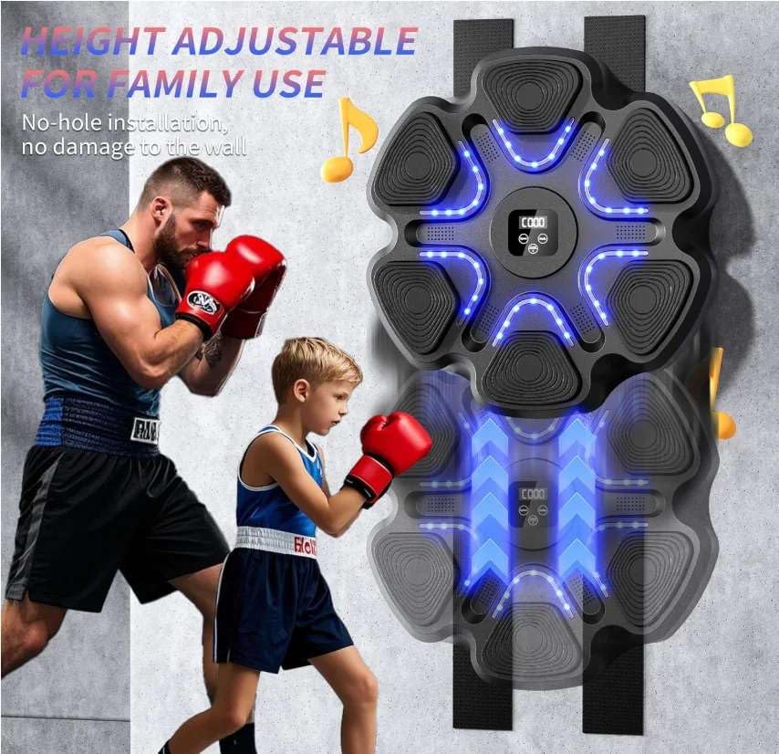 Music Boxing Machine punch to the beat, right at home