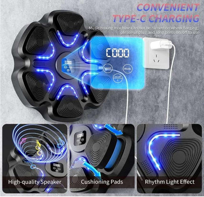 Music Boxing Machine punch to the beat, right at home