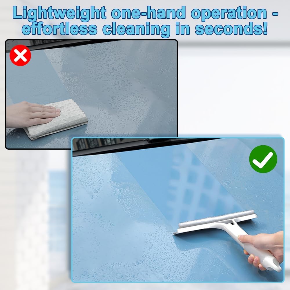 3-in-1 Spray Window & Mirror Squeegee