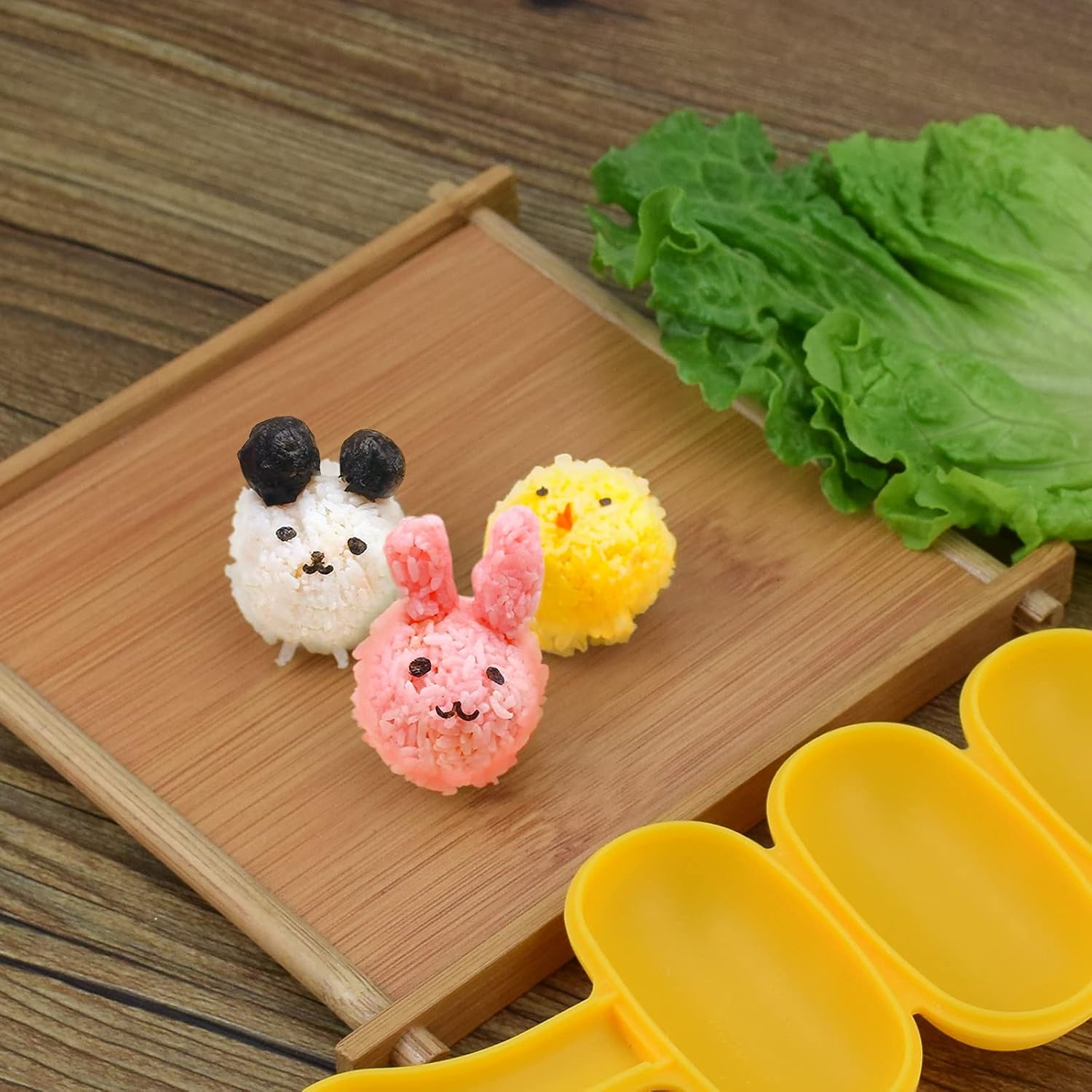 2 pcs Rice Ball Shaker Set – Easy DIY Rice Ball Maker