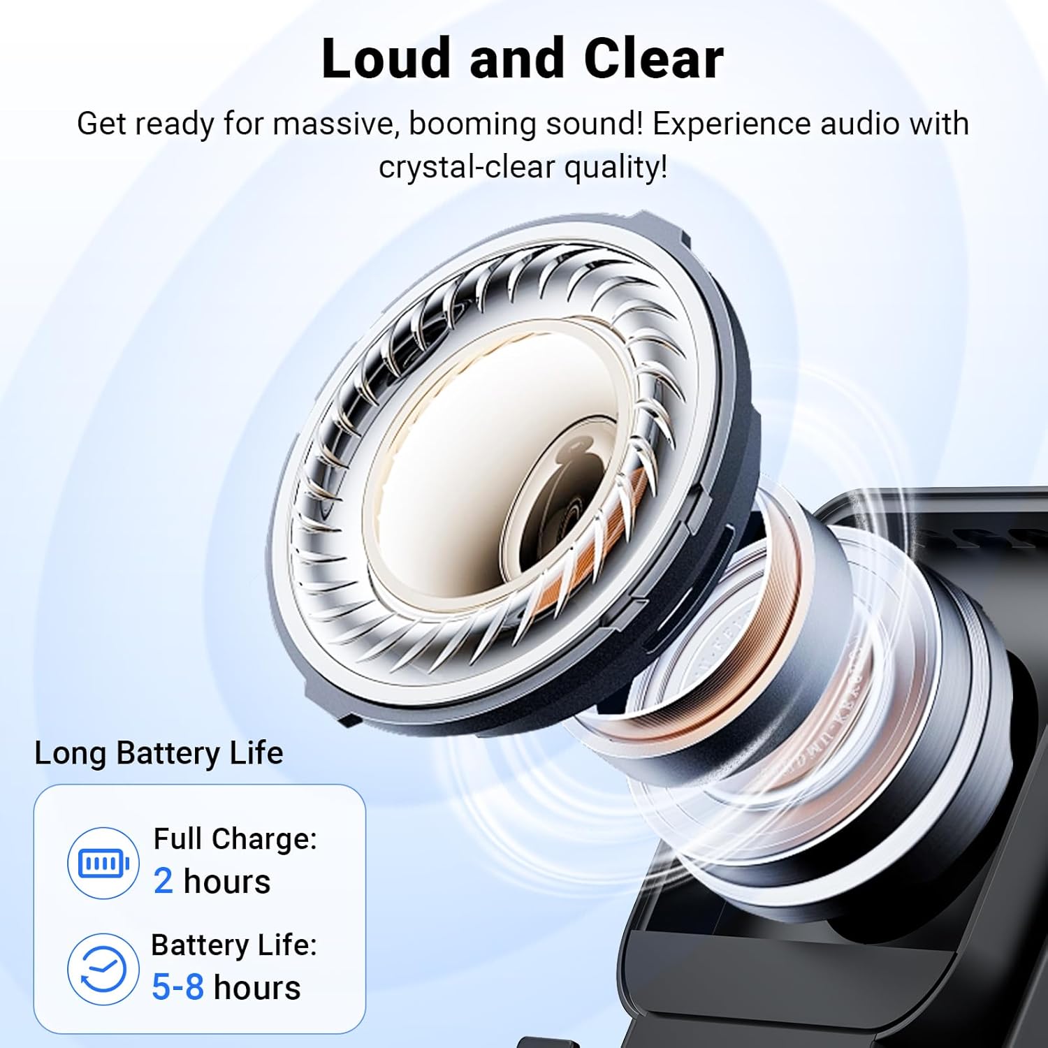 5-in-1 Induction Phone Speaker Stand