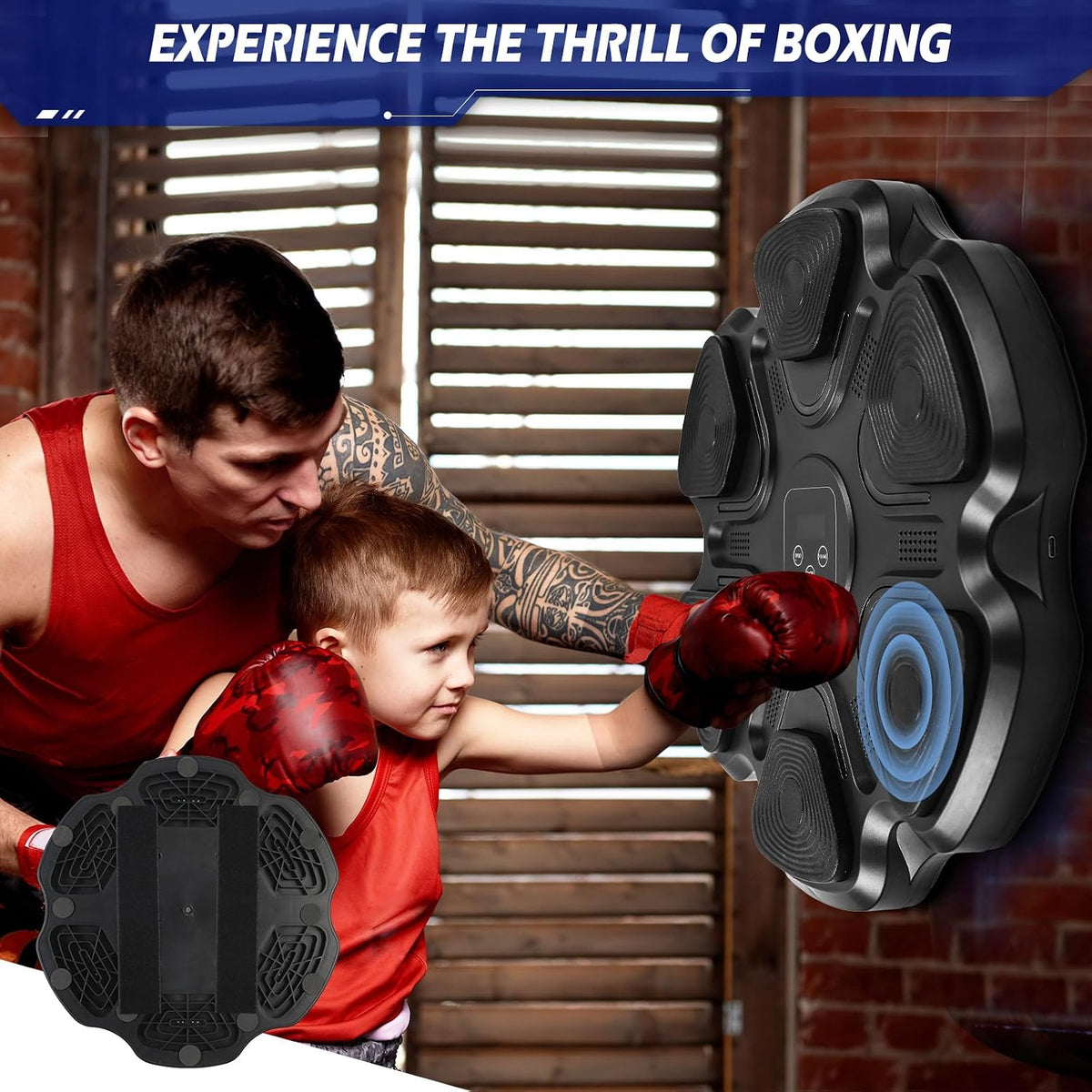 Music Boxing Machine punch to the beat, right at home