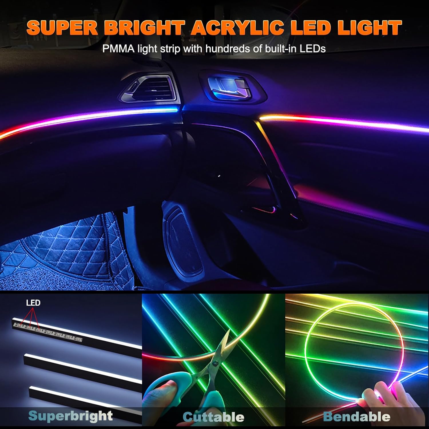 NeoFlow Dynamic RGB Interior Light Kit