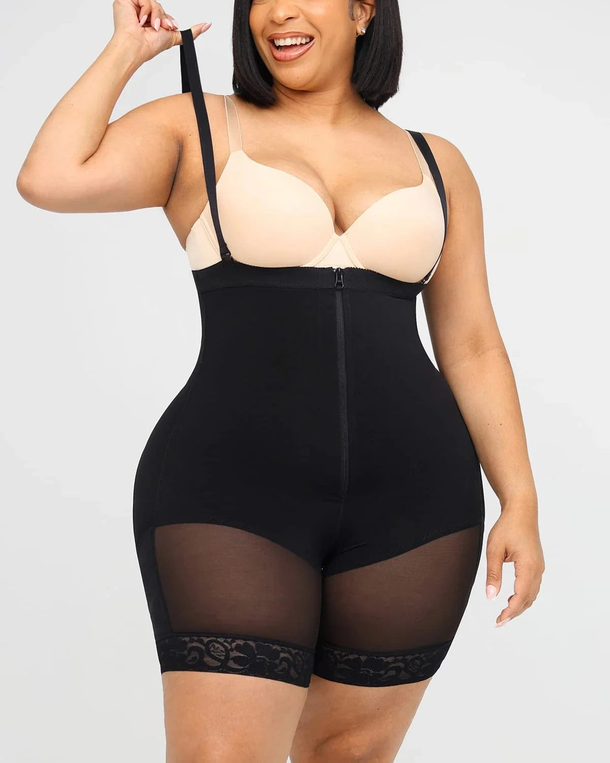 Bare Essentials™ AirSlim® Firm Tummy Compression Mid Thigh Short