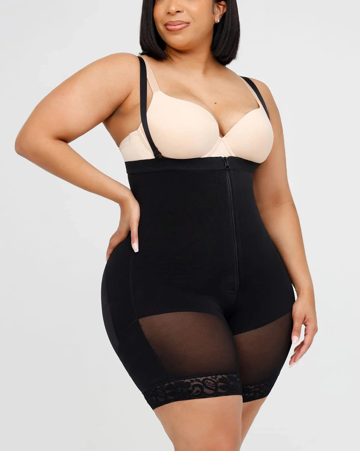 Bare Essentials™ AirSlim® Firm Tummy Compression Mid Thigh Short