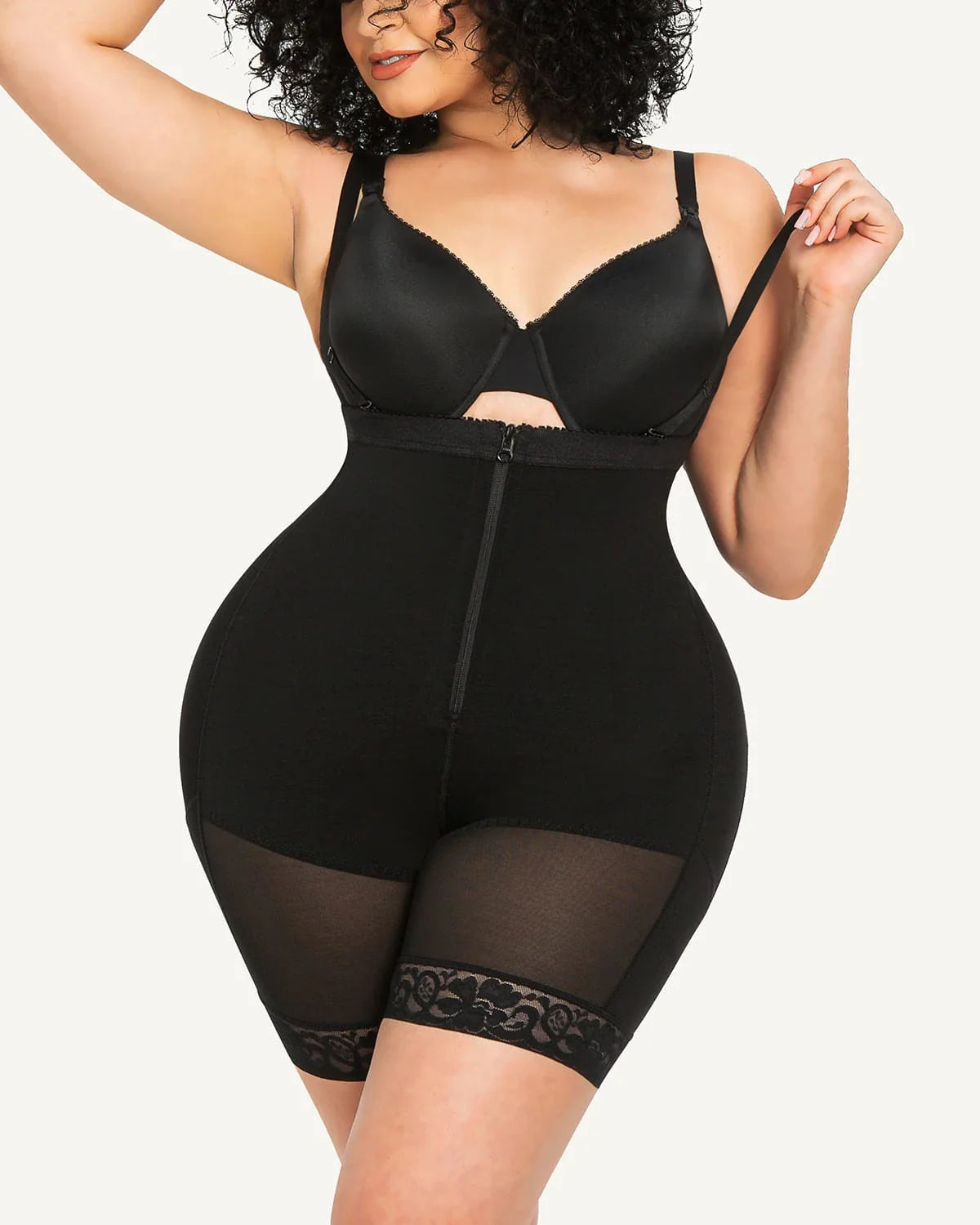 Bare Essentials™ AirSlim® High-Waisted Firm Tummy Compression Mid Thigh Short