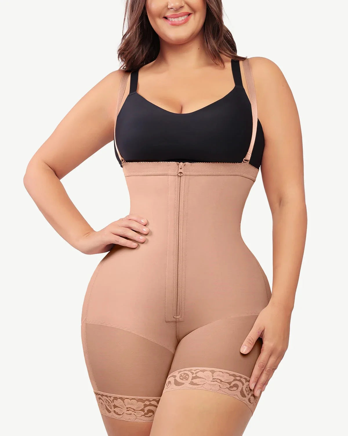 Bare Essentials™ AirSlim® Firm Tummy Compression Mid Thigh Short