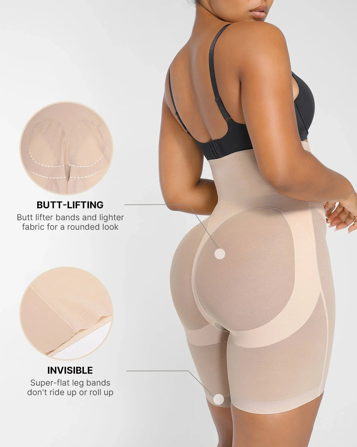 BOOT-YEAH™ MeshSmooth™ Butt-Lifting Mid Thigh Short
