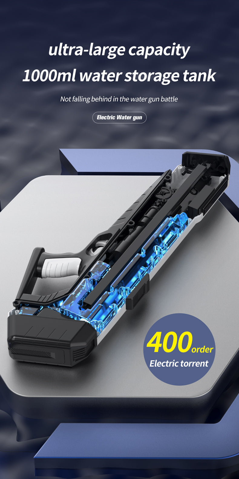 RapidJet Pro - Electric Pulse Water Gun