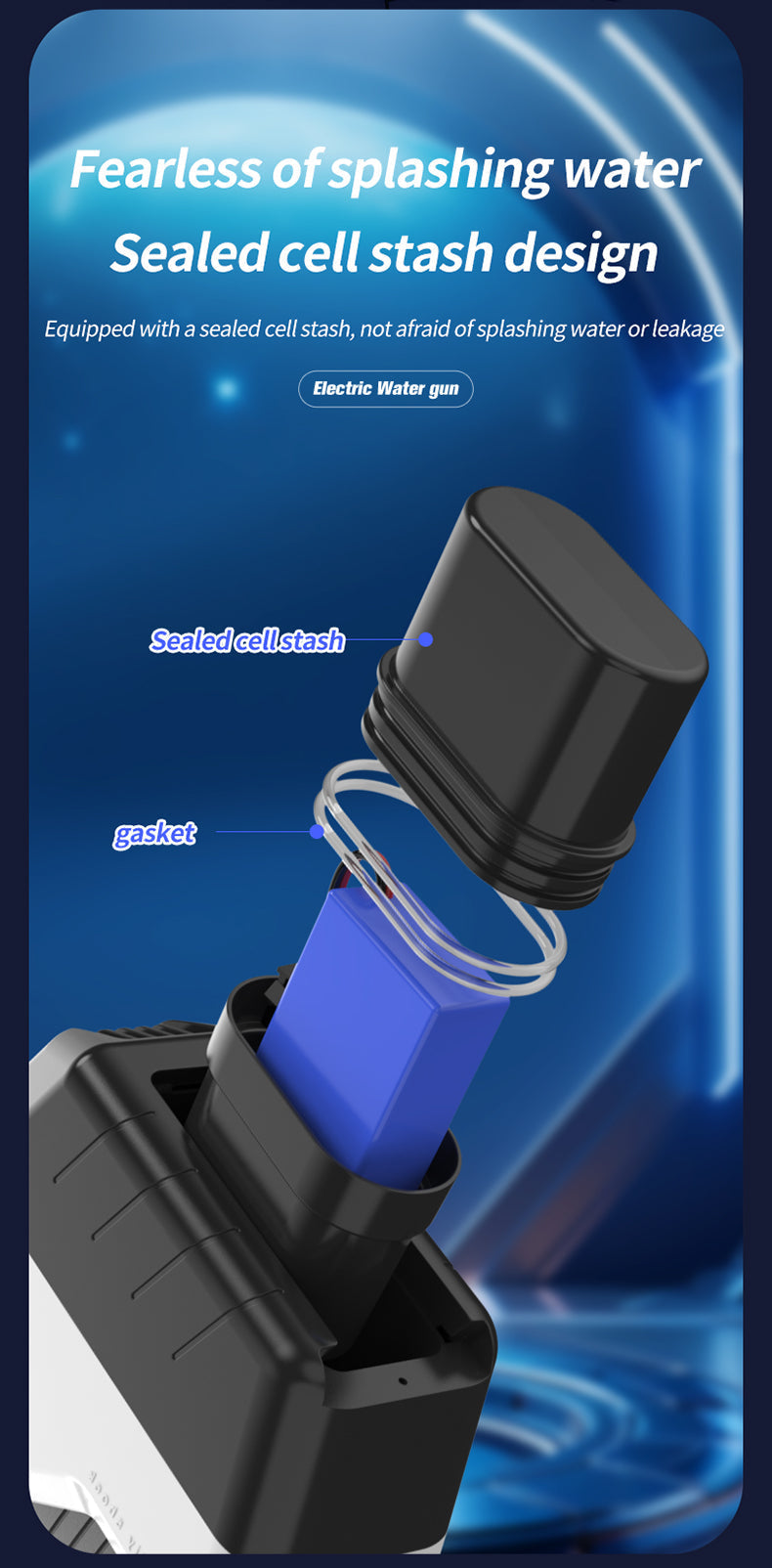 RapidJet Pro - Electric Pulse Water Gun