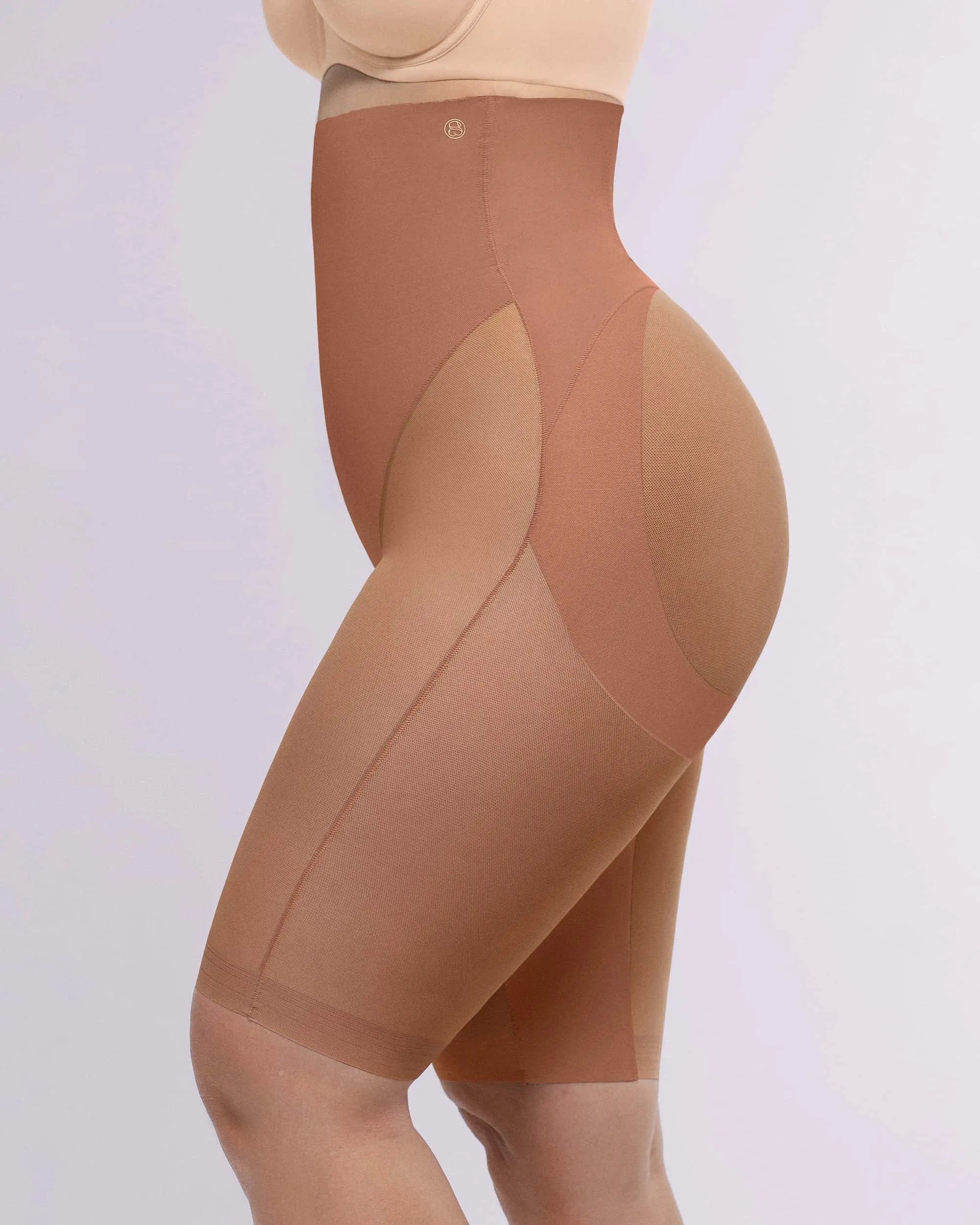 BOOT-YEAH™ MeshSmooth™ Butt-Lifting Above-Knee Short