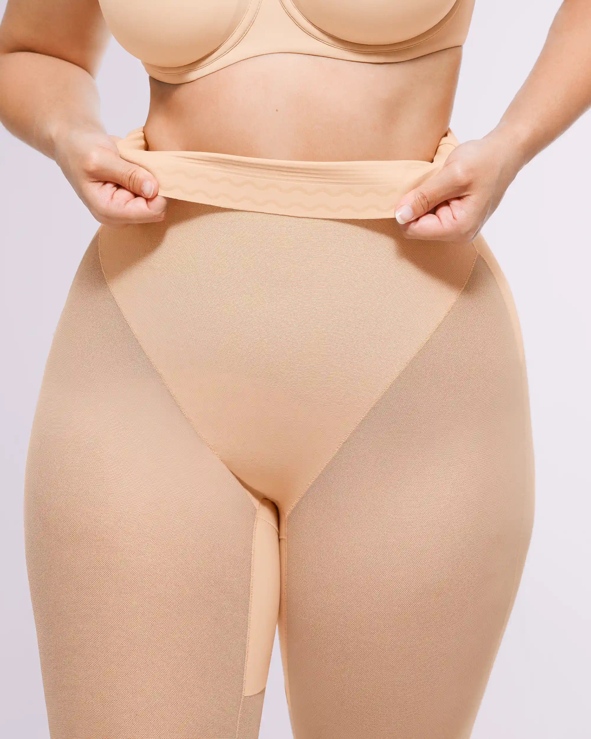 BOOT-YEAH™ MeshSmooth™ High-Waisted Mid Thigh Short + Capri