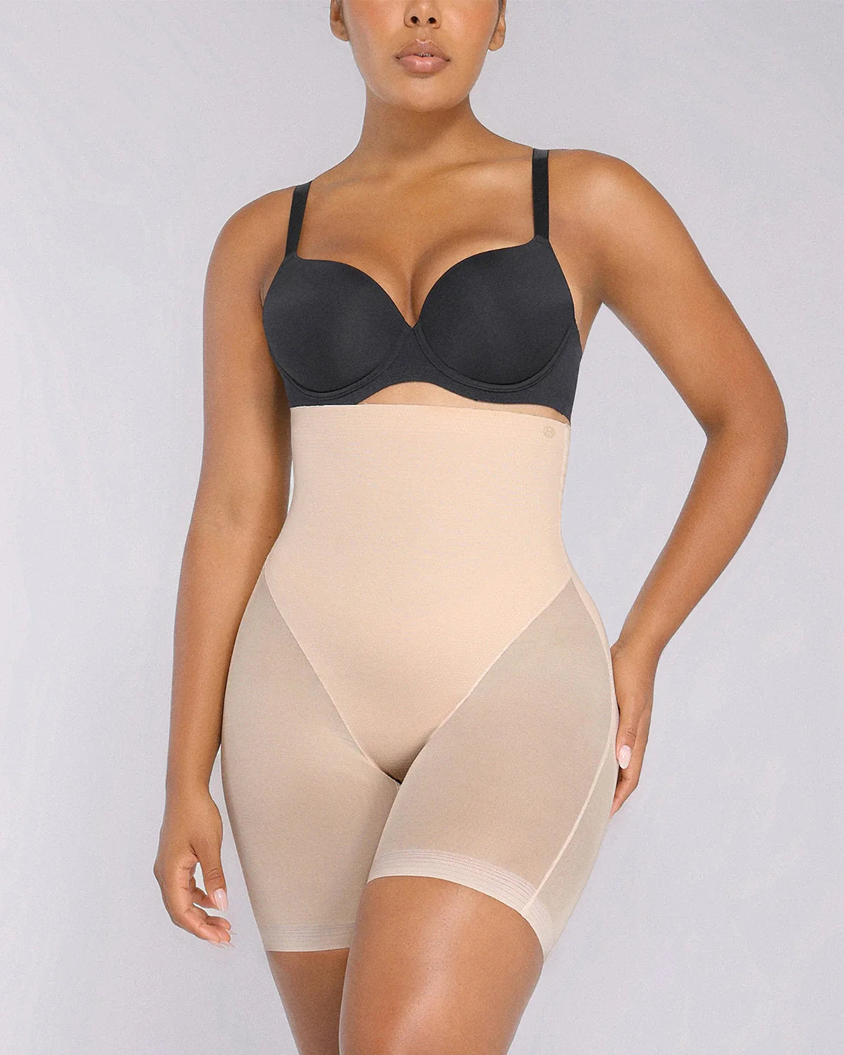 BOOT-YEAH™ MeshSmooth™ High-Waisted Mid Thigh Short + Capri