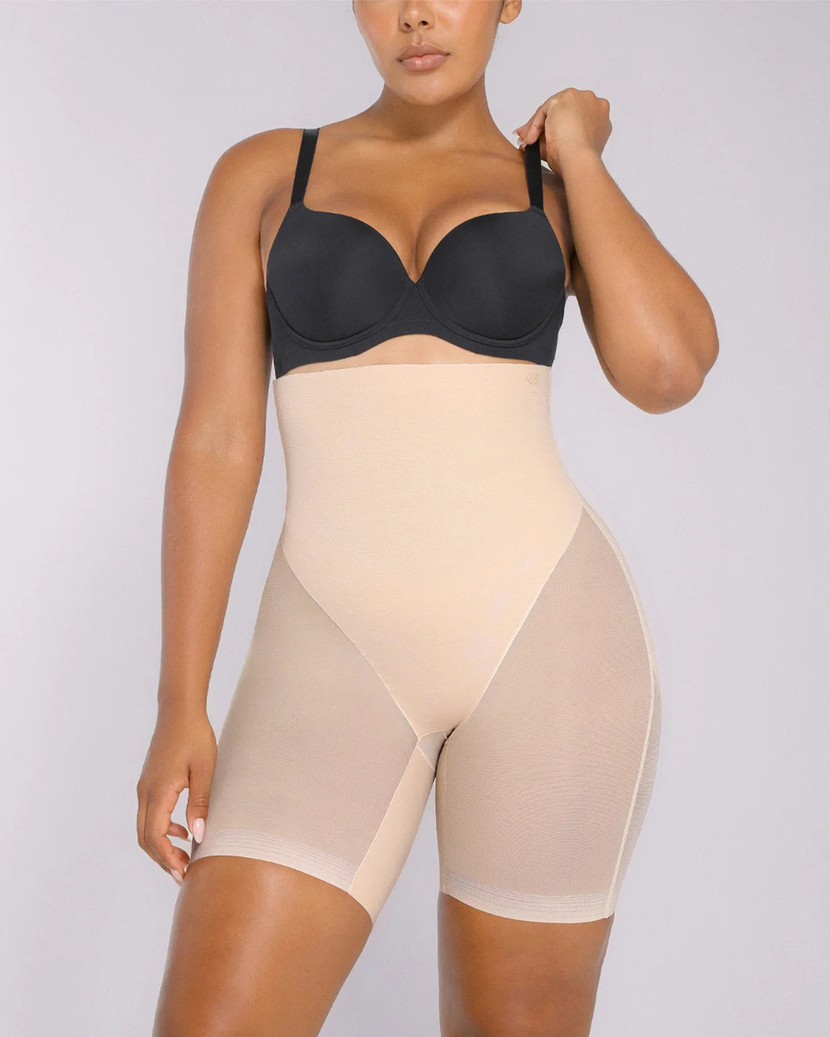 BOOT-YEAH™ MeshSmooth™ High-Waisted  Brief + Mid Thigh Short