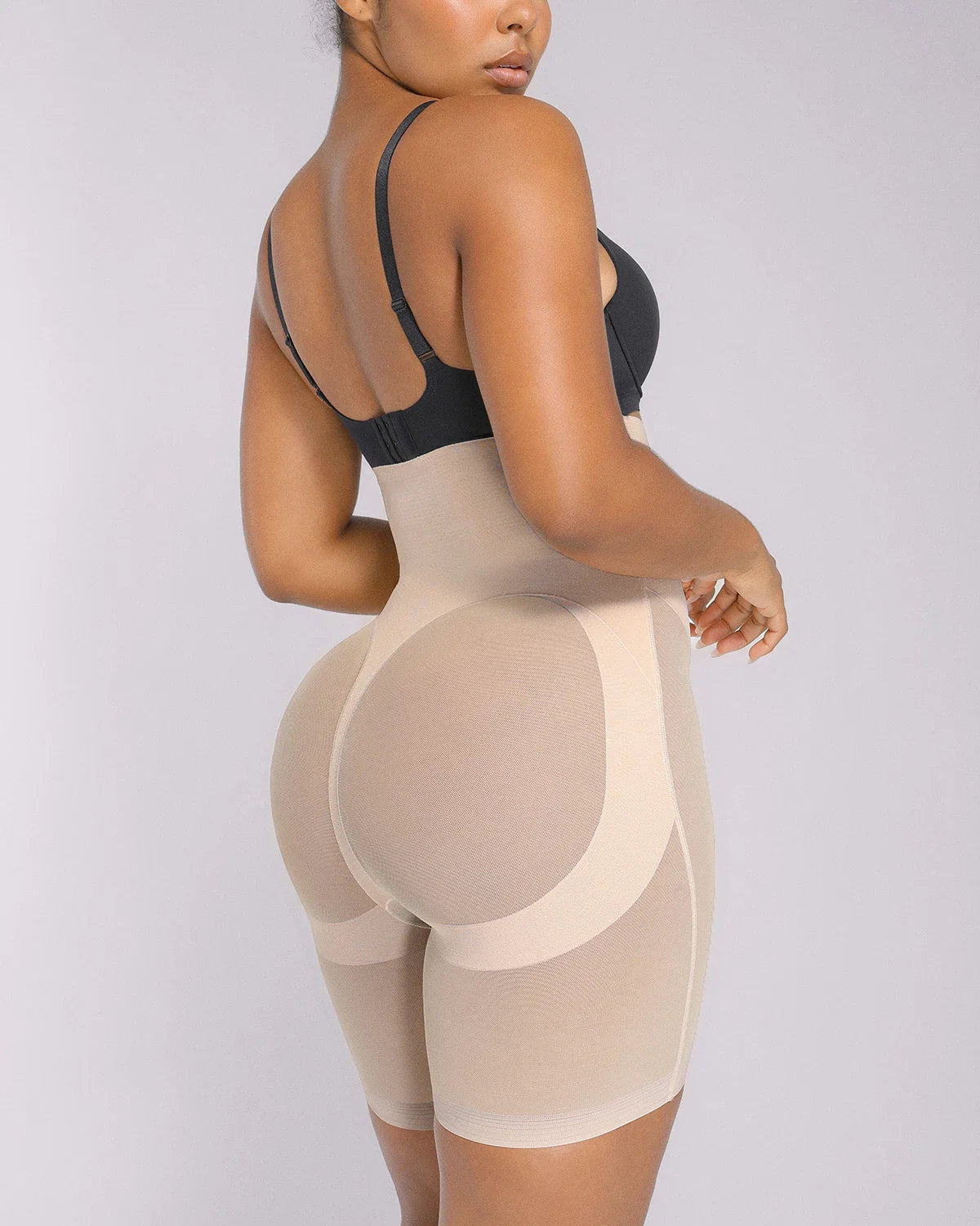 BOOT-YEAH™ MeshSmooth™ High-Waisted Mid Thigh Short + Capri
