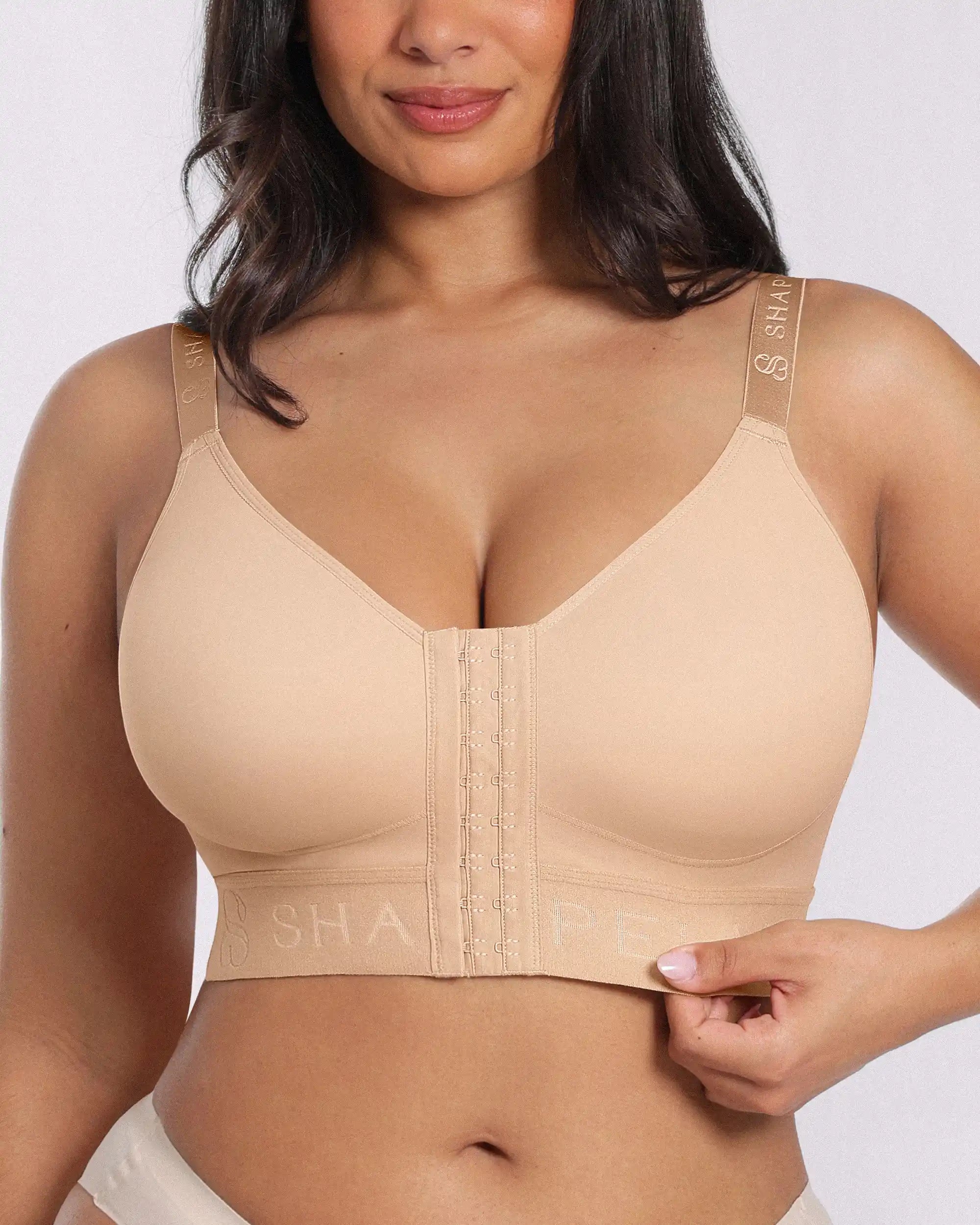 Bare Essentials™ AirSlim® Unlined Wireless Front-Closure Bra