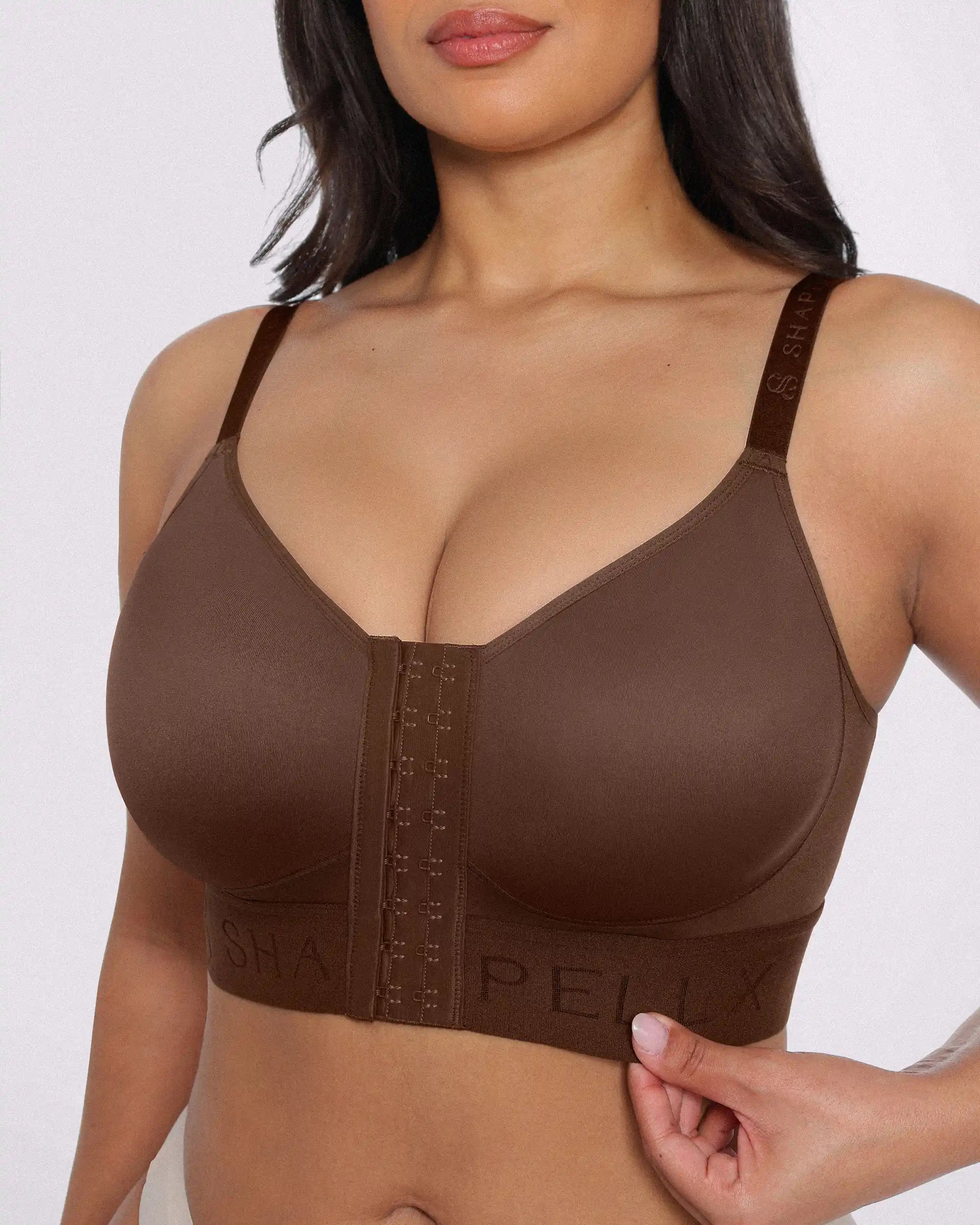 Bare Essentials™ AirSlim® Unlined Wireless Front-Closure Bra