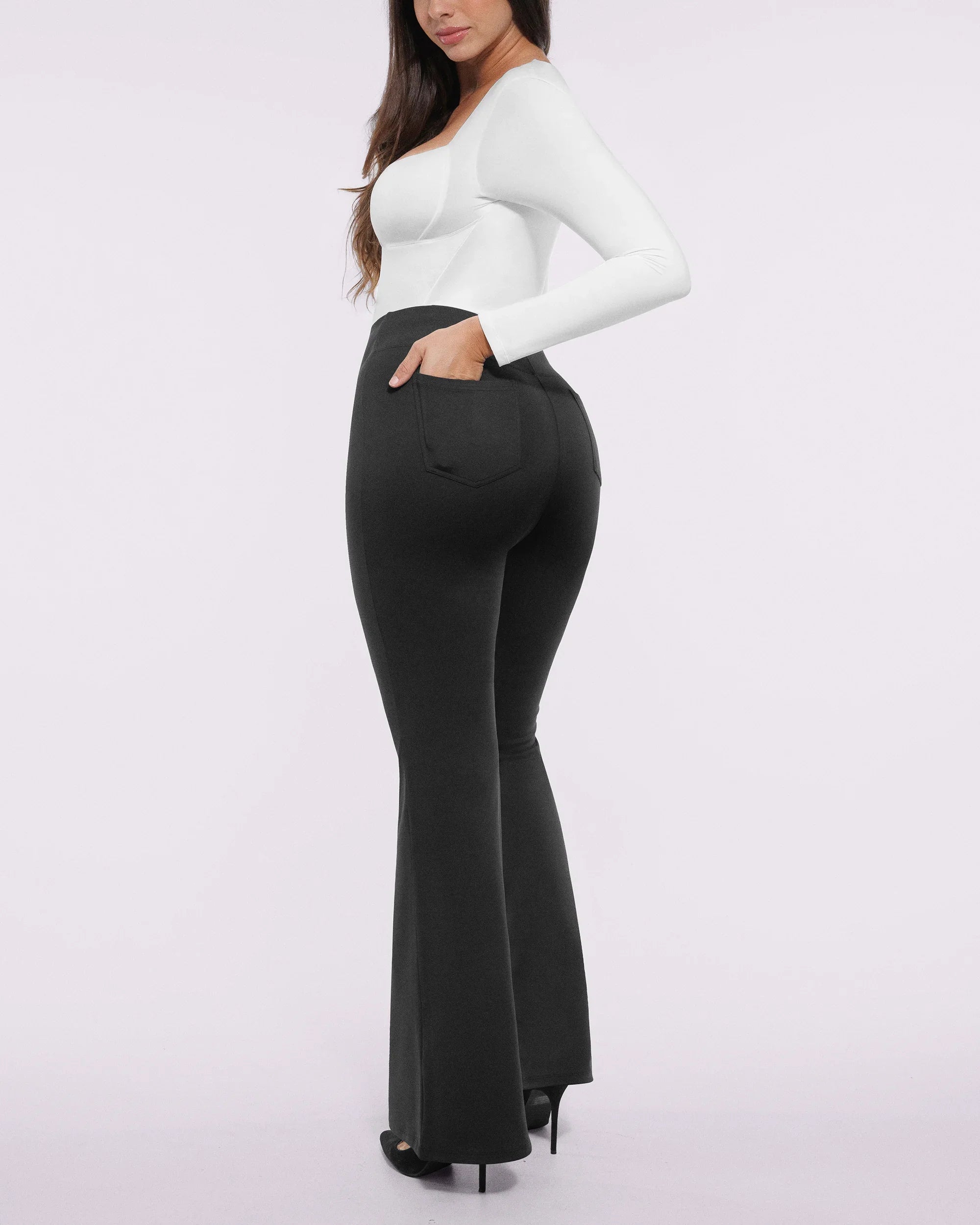 Bare Essentials™ AirSlim® Back Pocket Flare Work Pant