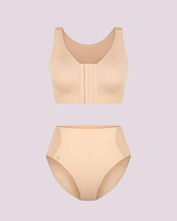 Bare Essentials™ AirSlim® Unlined Wireless Back Support Bra + Brief