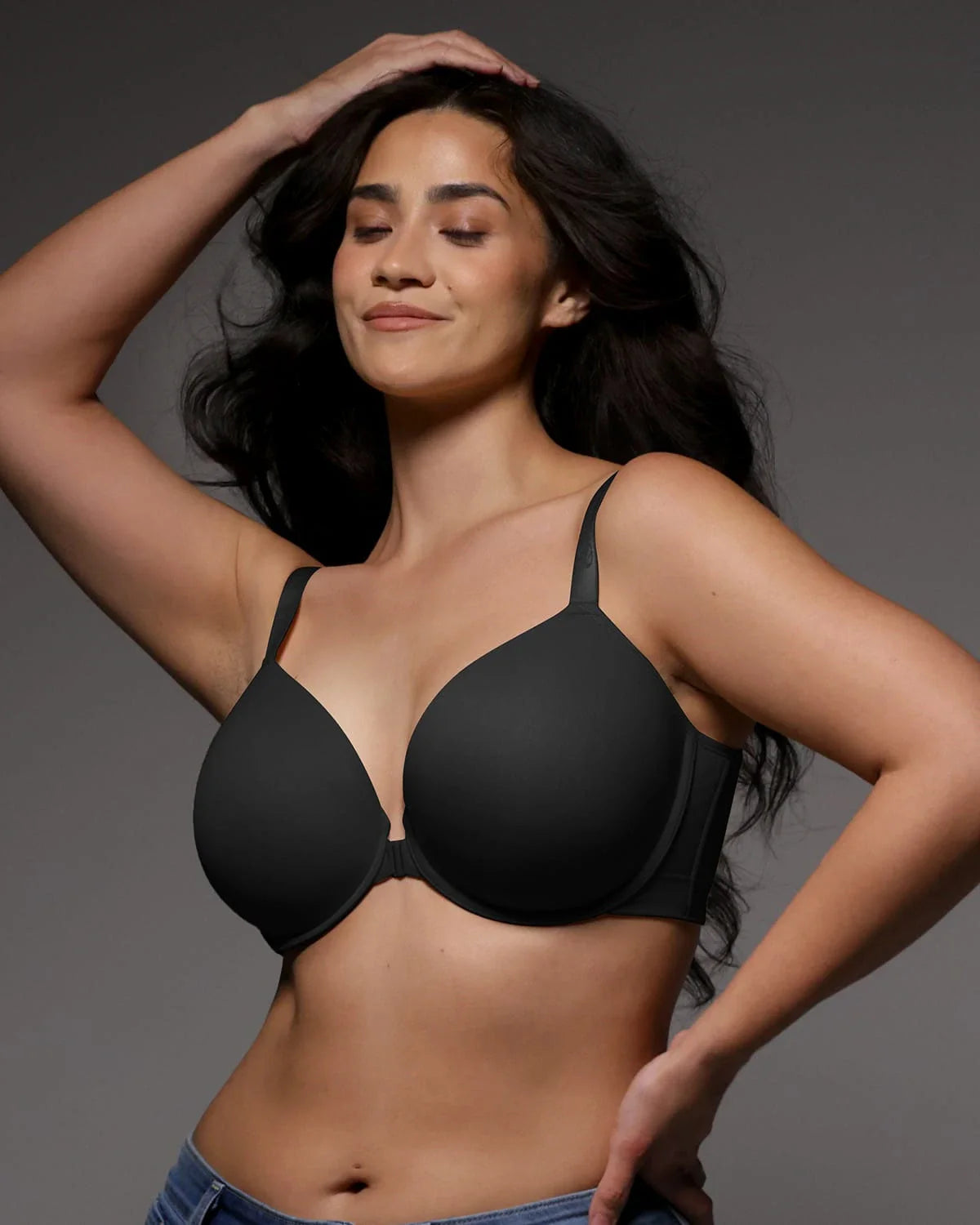 Bare Essentials™ Skin Flow Front Close Underwired T-Shirt Bra