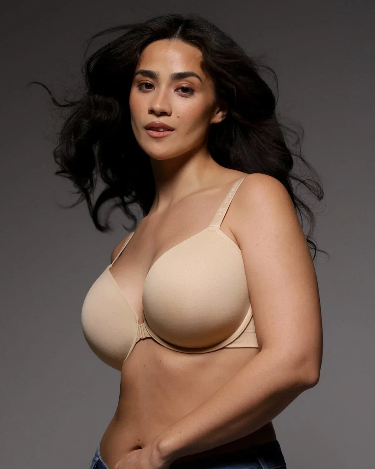 Bare Essentials™ Skin Flow Front Close Underwired T-Shirt Bra
