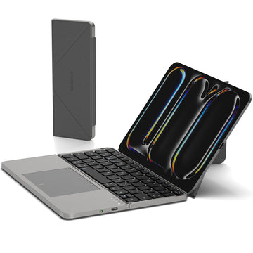 Foldable Bluetooth Keyboard with Touchpad and Stand