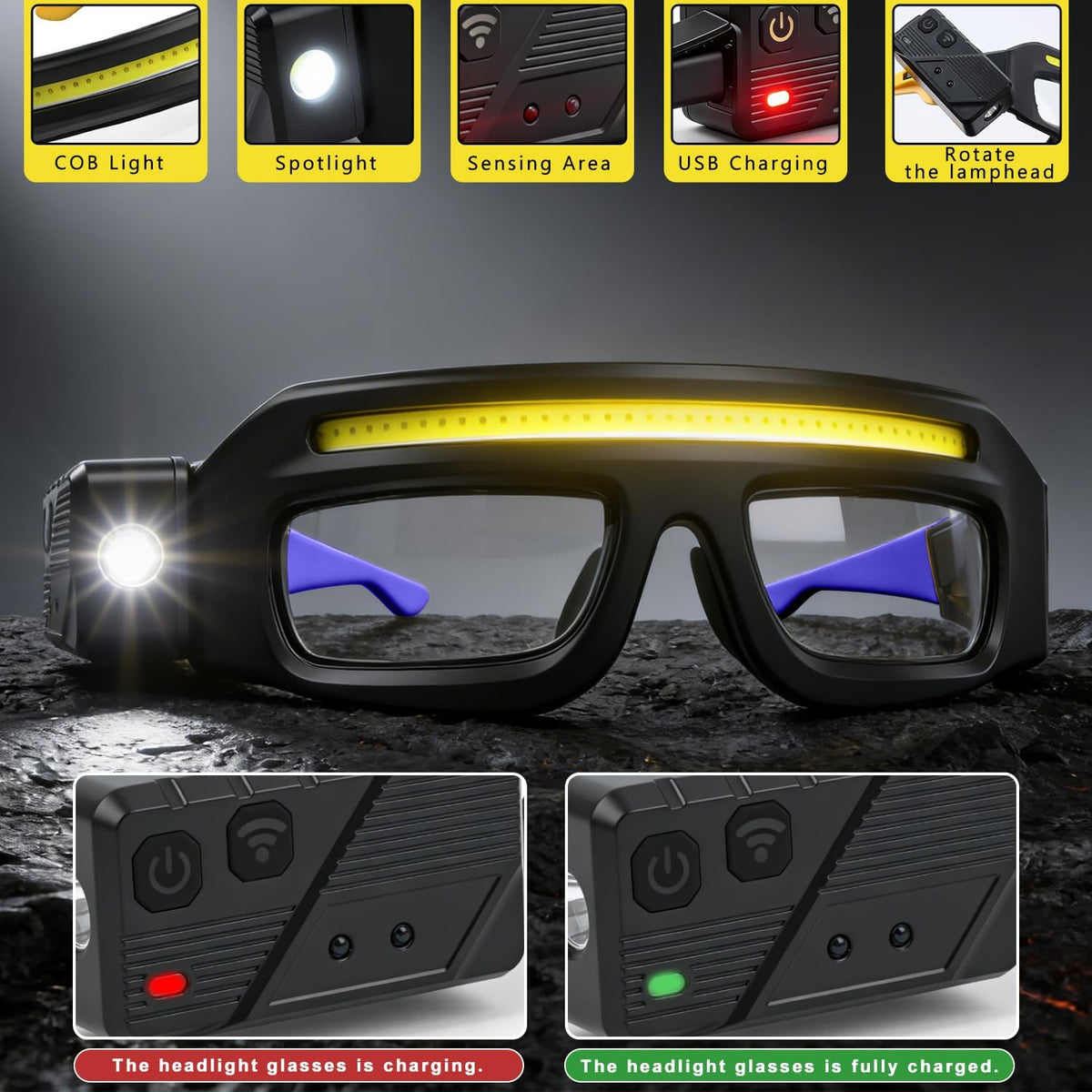 SD LED Work Light Glasses