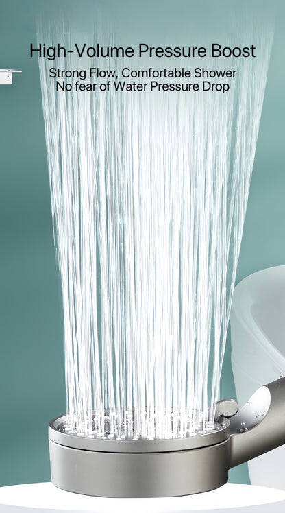 HydroBoost High Pressure 5-Mode Filtered Shower Head