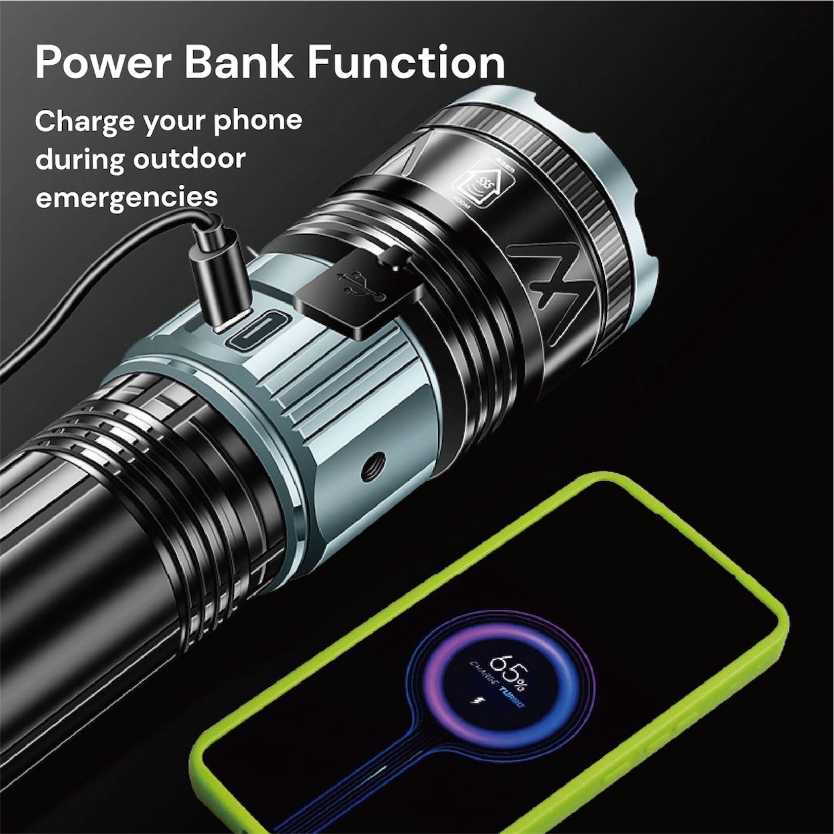 TorchMaster X9 Multi-Mode Tactical Flashlight