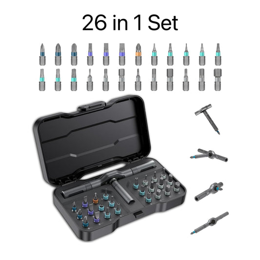 MagSnap Ratchet Precision Screwdriver Set – Modular Magnetic Repair Kit