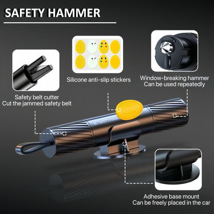 CrashEscape Mini – Emergency Window Breaker & Seatbelt Cutter