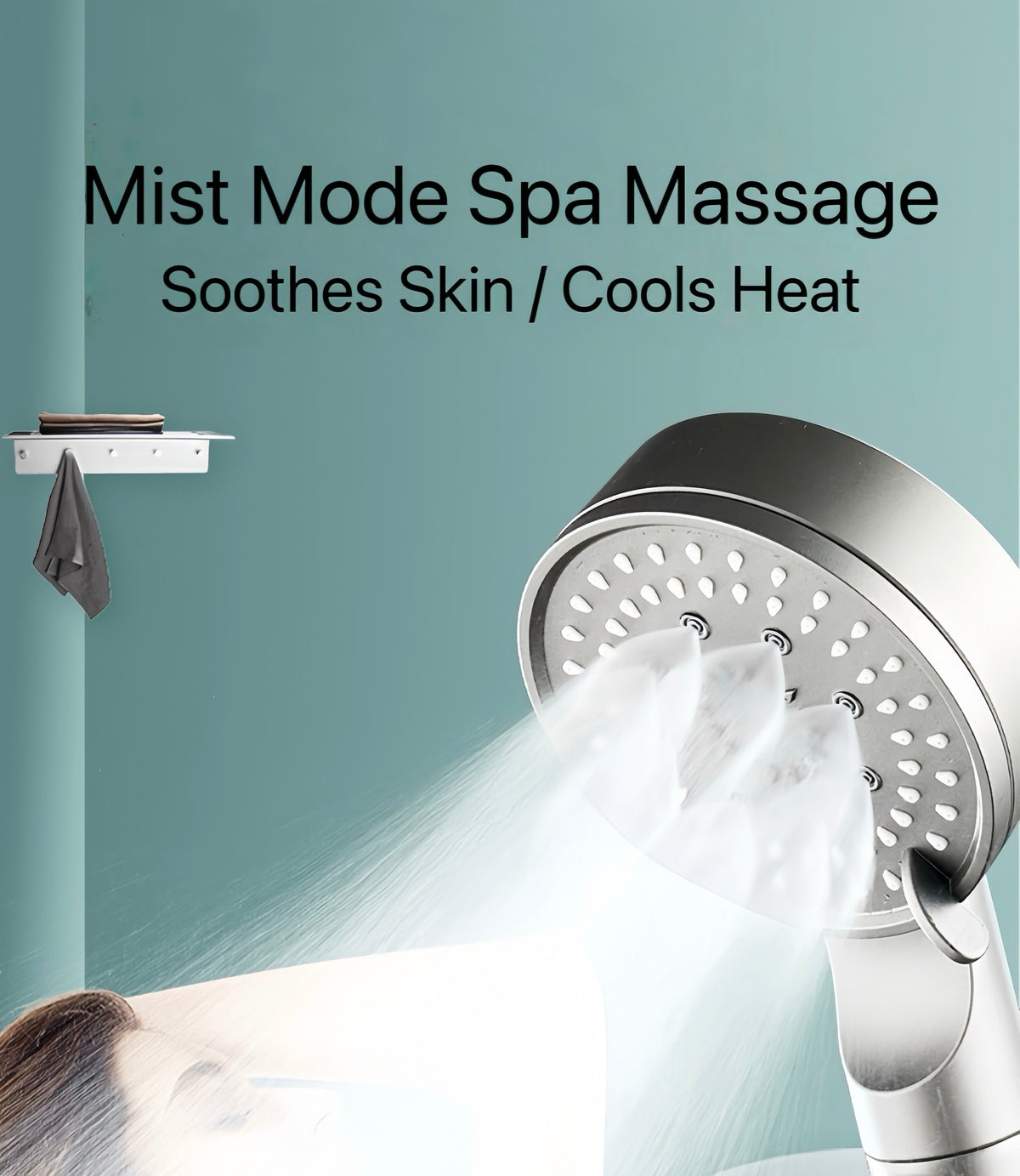 HydroBoost High Pressure 5-Mode Filtered Shower Head