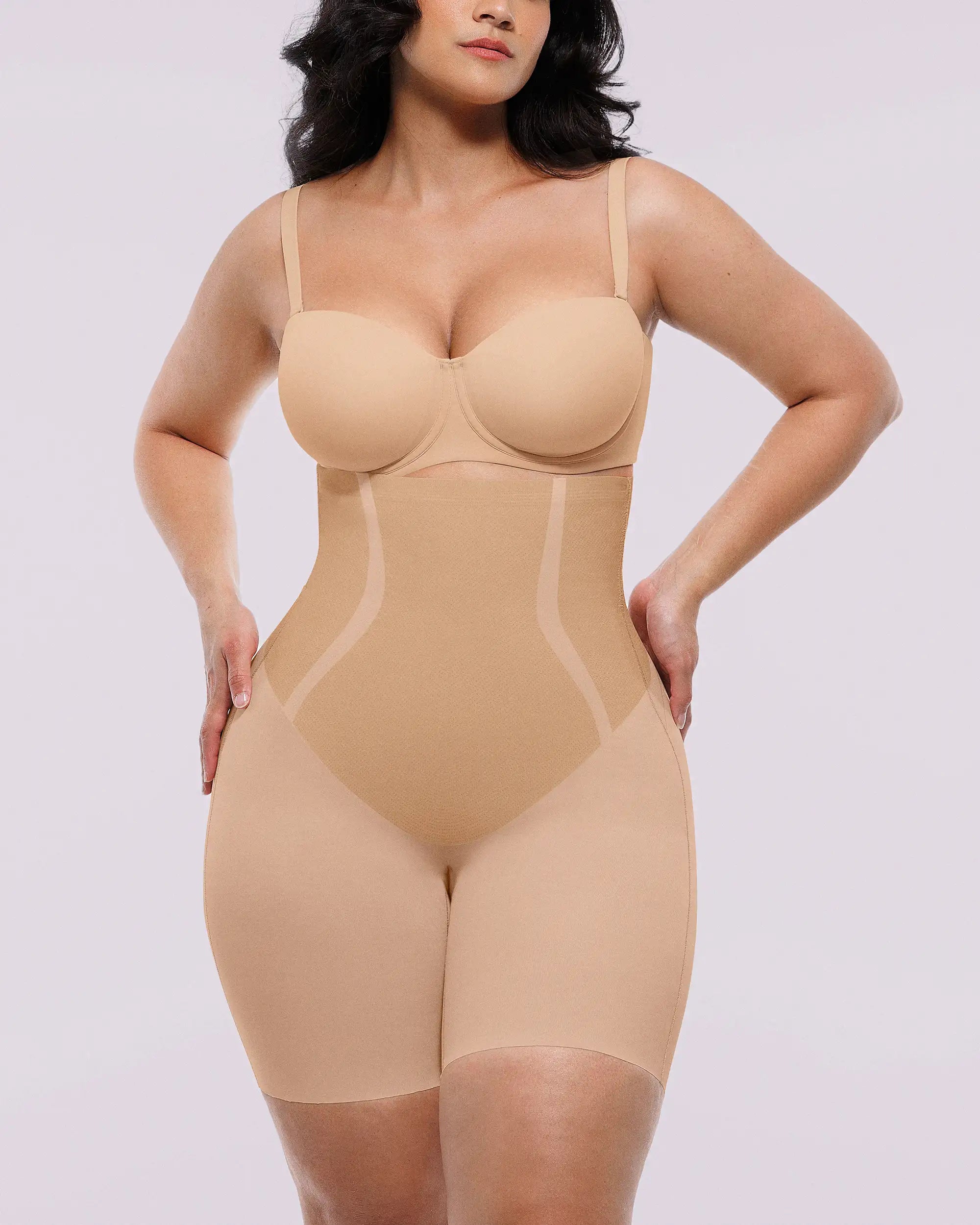 Curve Code™ LYCRA®FitSense™ High-Waisted Mid Thigh Short