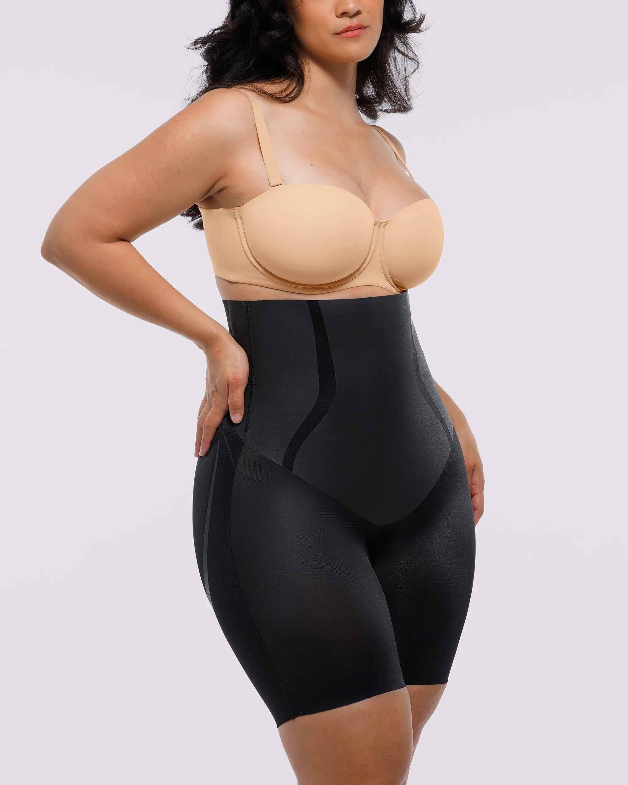 Curve Code™ LYCRA®FitSense™ High-Waisted Mid Thigh Short