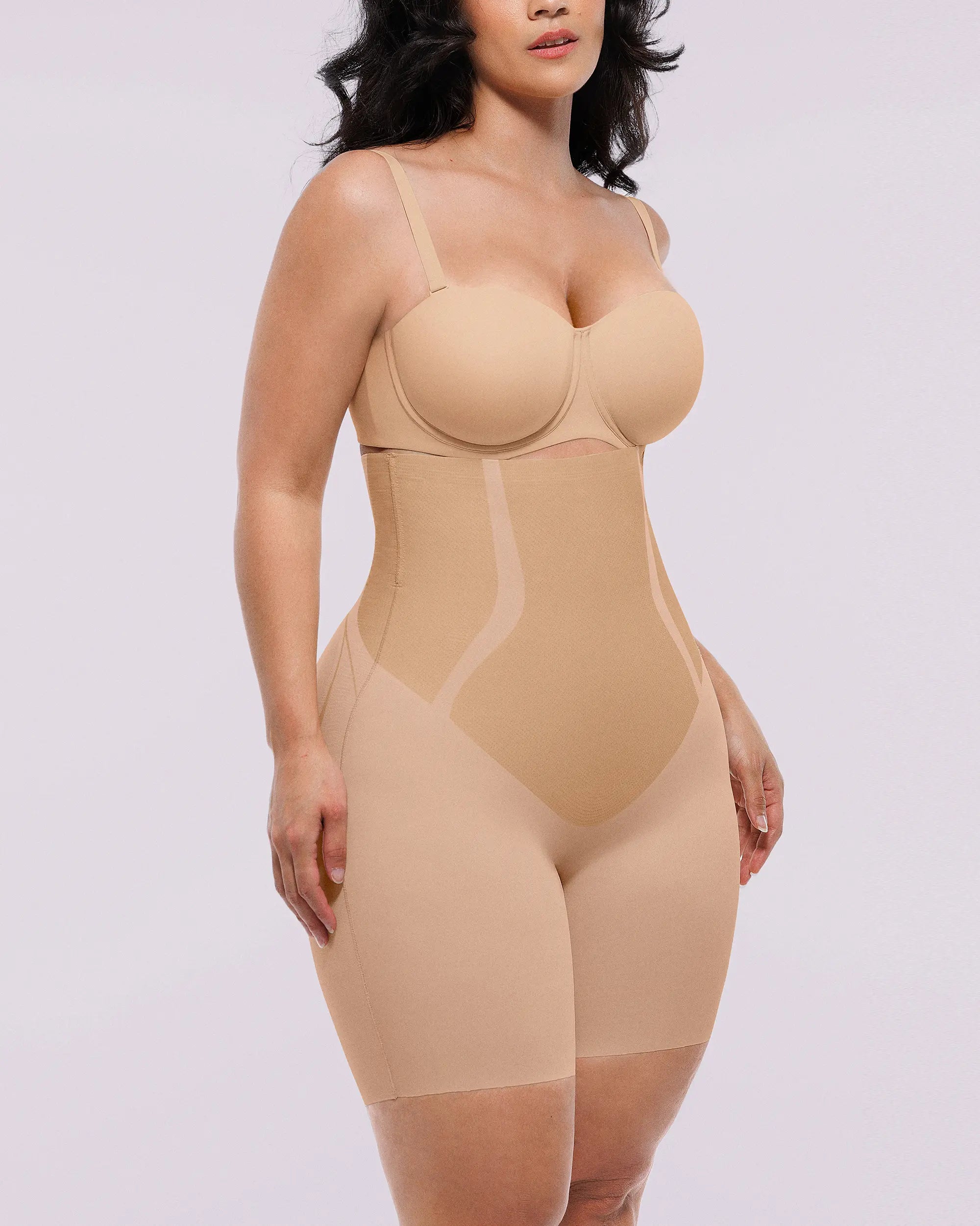 Curve Code™ LYCRA®FitSense™ High-Waisted Mid Thigh Short