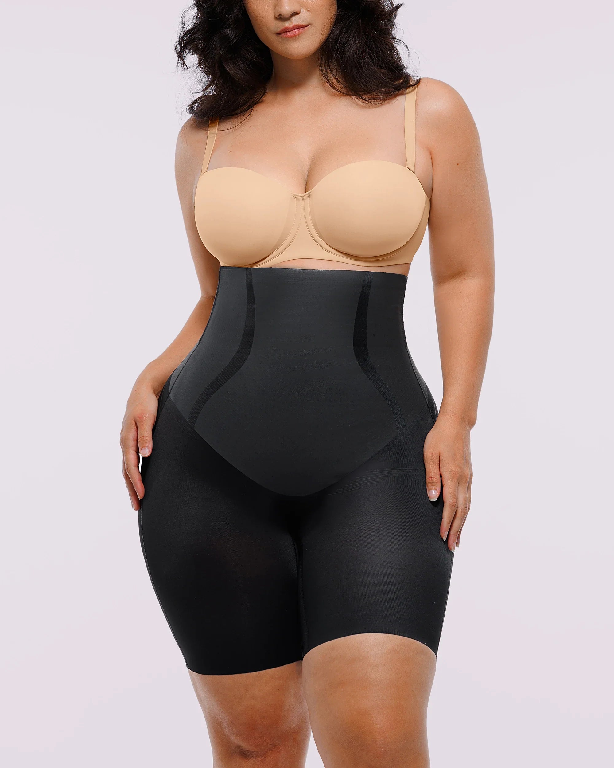Curve Code™ LYCRA®FitSense™ High-Waisted Mid Thigh Short