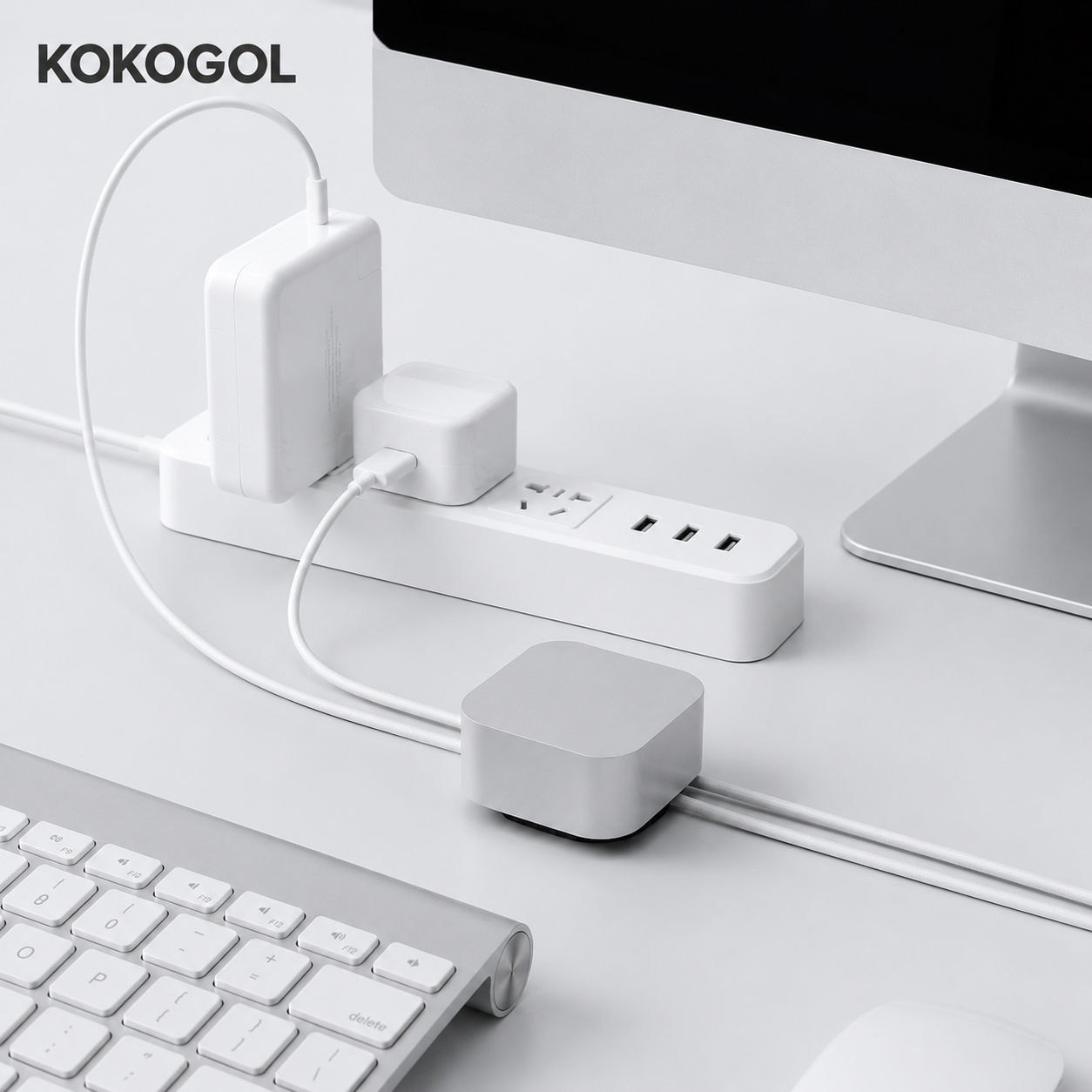 Cube Mini Aluminum Cable Organizer