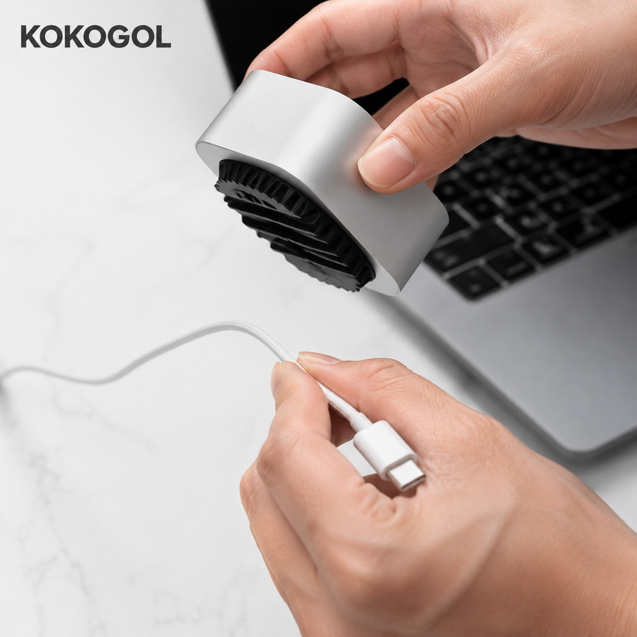 Cube Mini Aluminum Cable Organizer