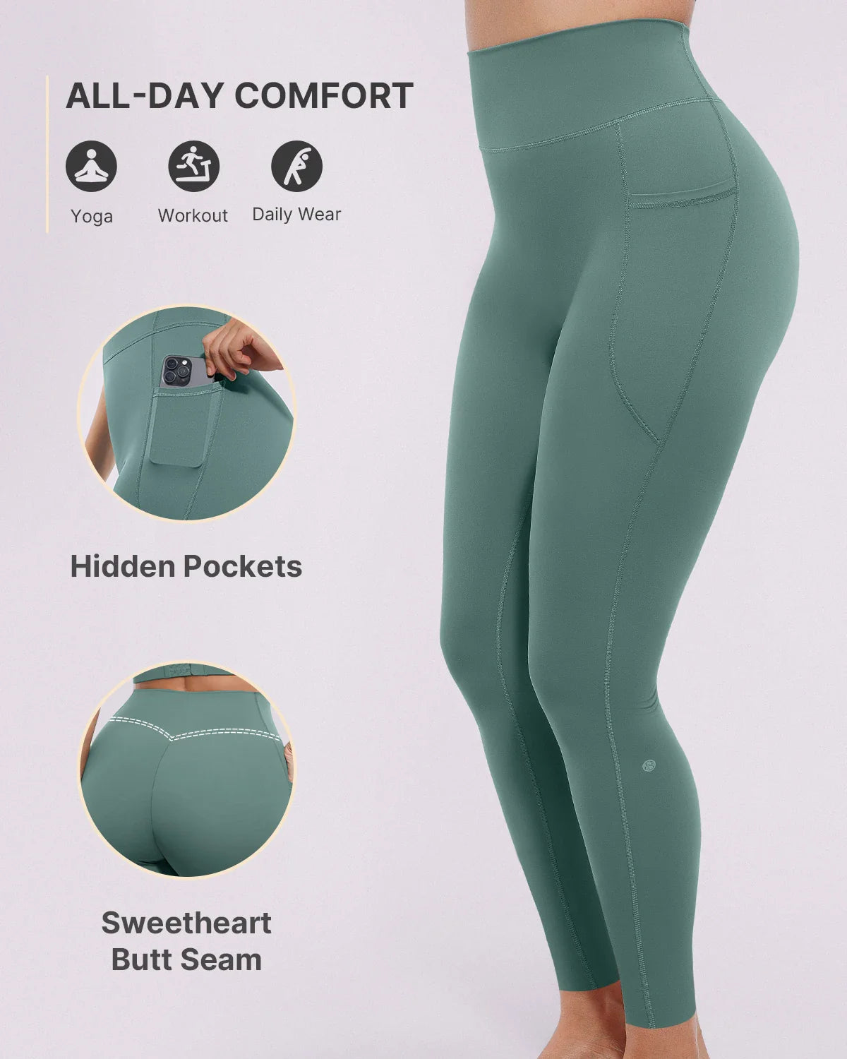 NeoSweat® AirSlim® Training Pocket Leggings