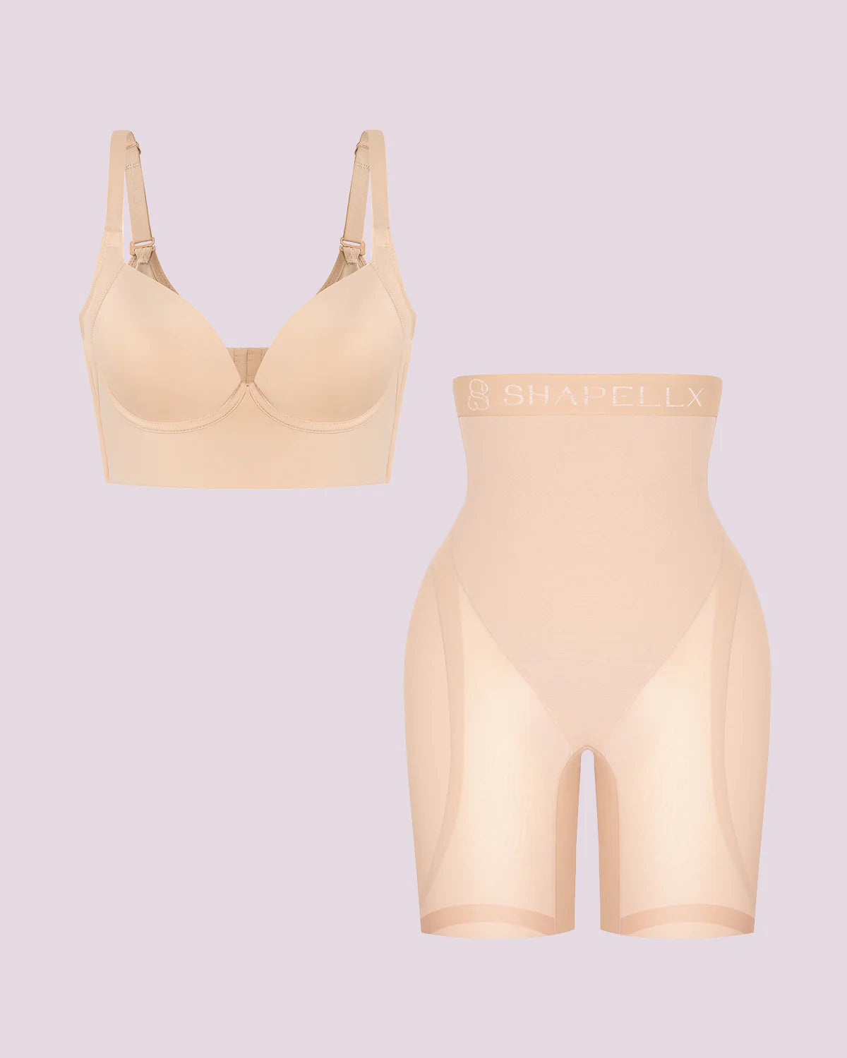 Push-Up Bra + Hip Enhancer Padded Short Bundle