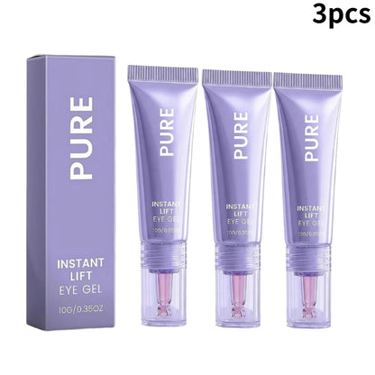 PURE Instant Lifting Eye Cream Gel - Collagen Firming Anti Dark Circles Remove Eye Bags Wrinkle Care Eye Massager Skincare