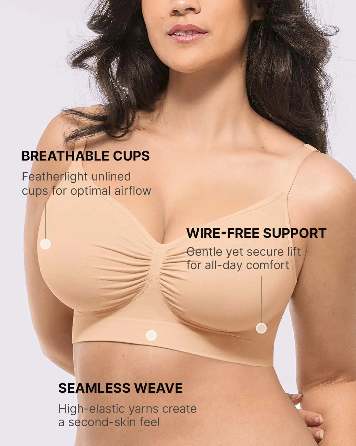 Bare Essentials™ Skin Flow Smooth Unlined Wireless Bra
