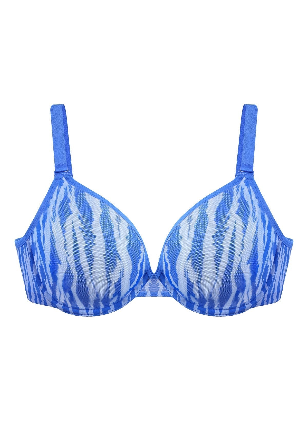 Zebra Wild Unlined Underwire Mesh Bra